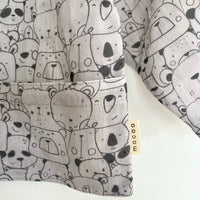Musselin Jacke Bear