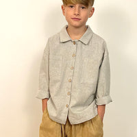 Overshirt Cotton Heather Grey