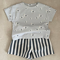 Oversized T-Shirt - Möwen