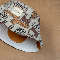 Bucket Hat - Katzen - wendbar