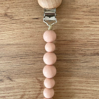 Schnullerkette Rosé