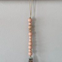 Schnullerkette Rosé