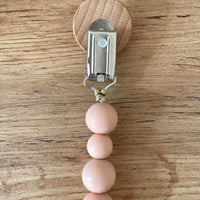 Schnullerkette Rosé