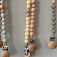 Schnullerkette Rosé