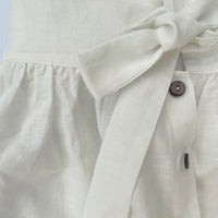 Trägerkleid mit Schleife