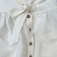 Trägerkleid mit Schleife