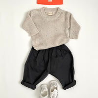 Strick-Jersey Mütze Coral