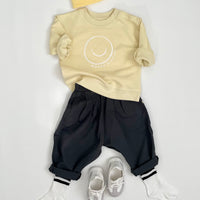 Strick-Jersey Mütze Lemon