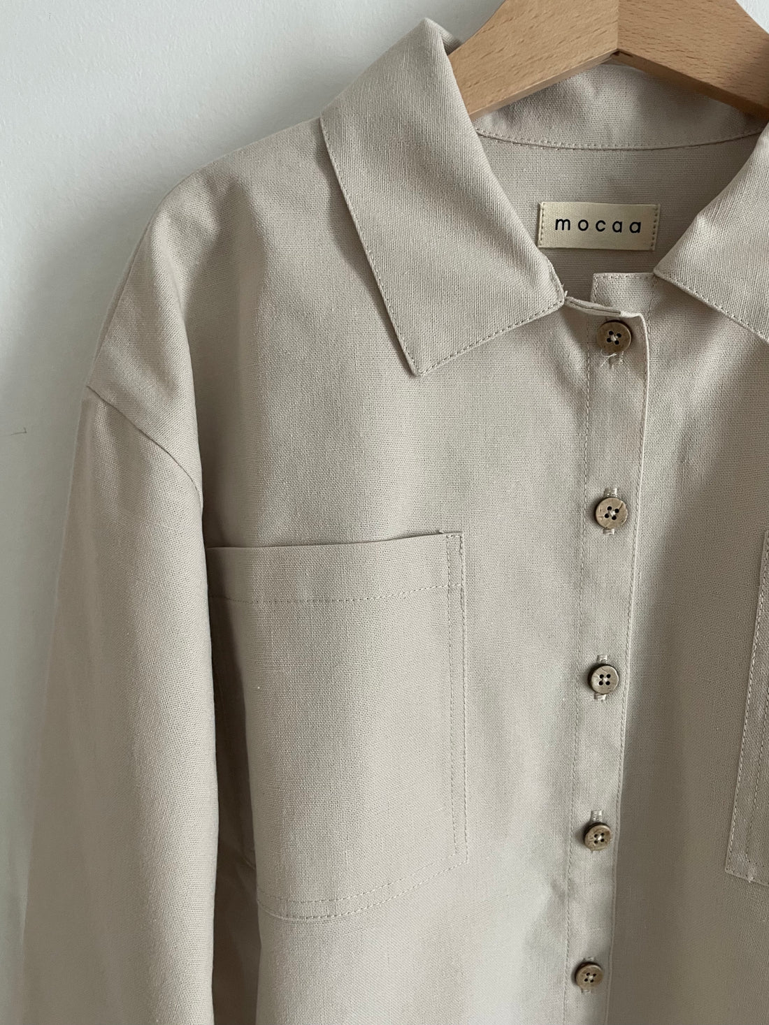 Overshirt Cotton/Linen Oatmeal