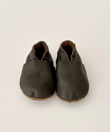 Handgefertigte Lederslipper