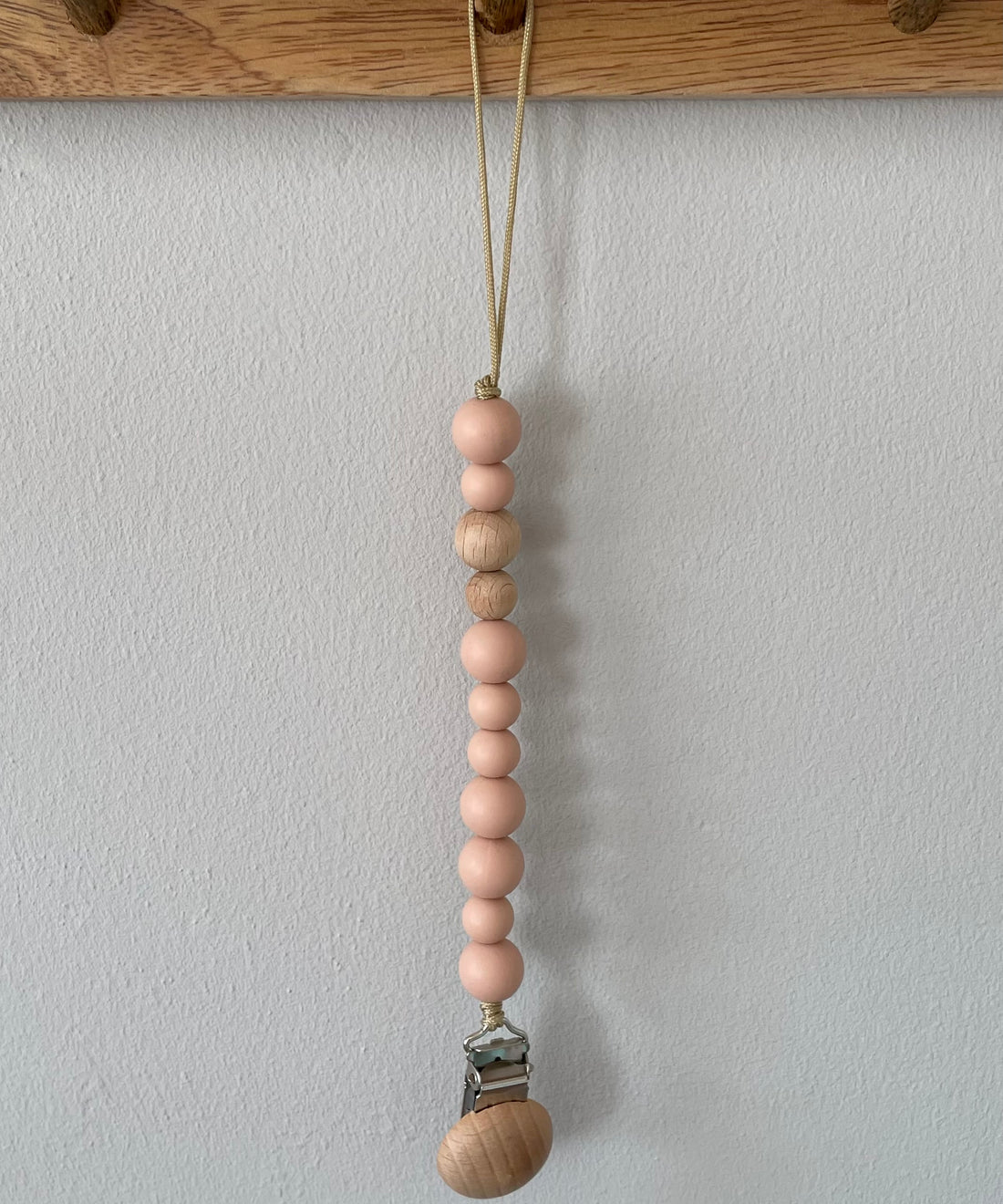 Schnullerkette Rosé