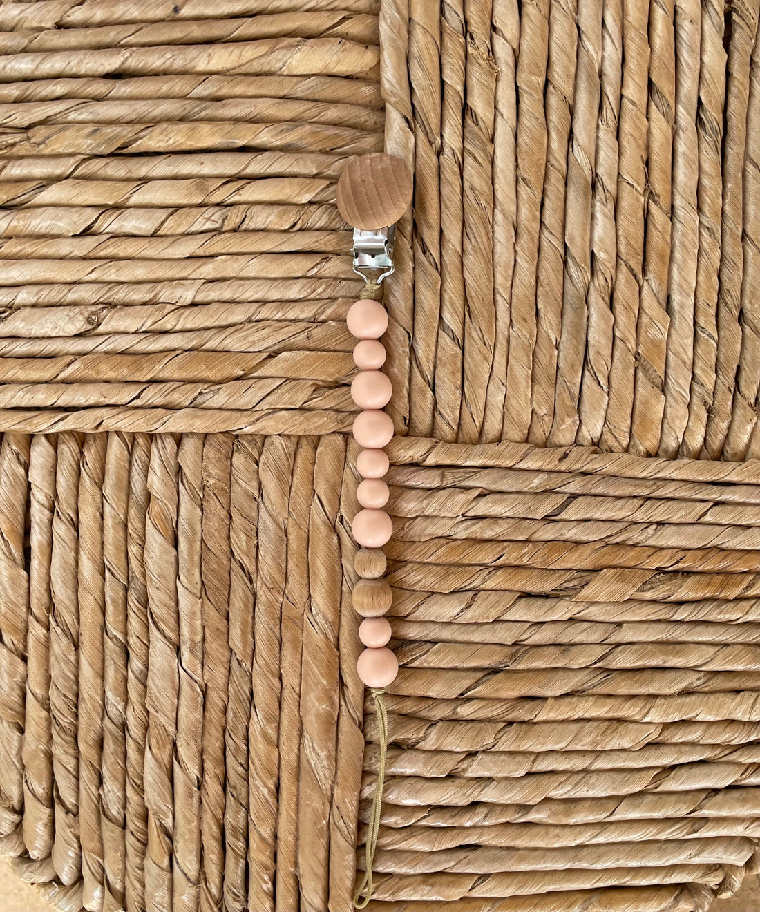 Schnullerkette Rosé