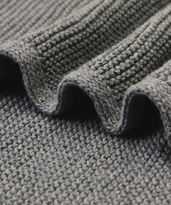 Softe Strickdecke