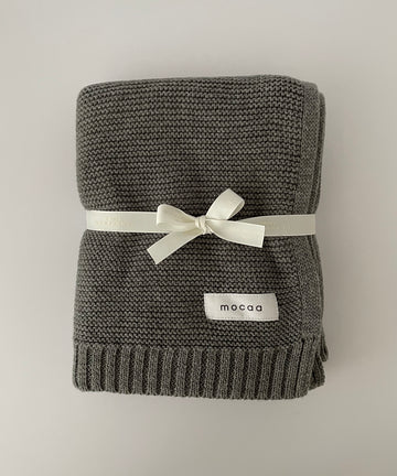 Softe Strickdecke