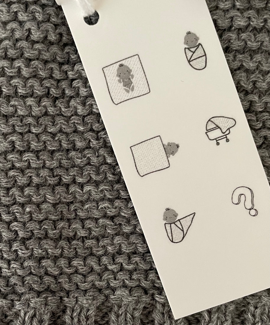 Softe Strickdecke