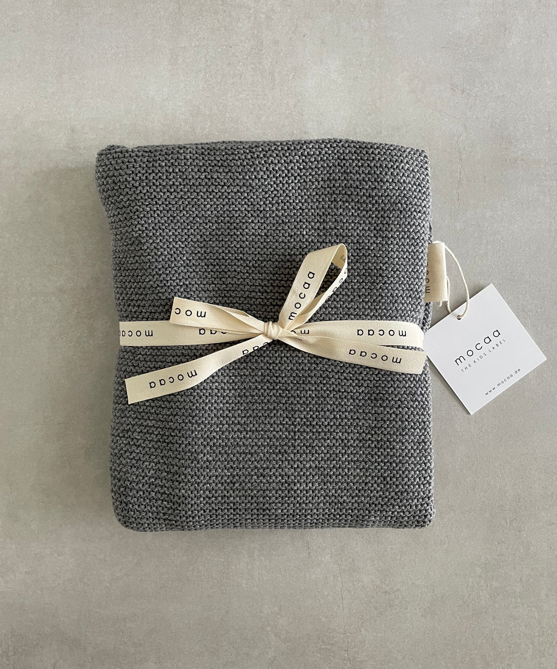 Softe Strickdecke