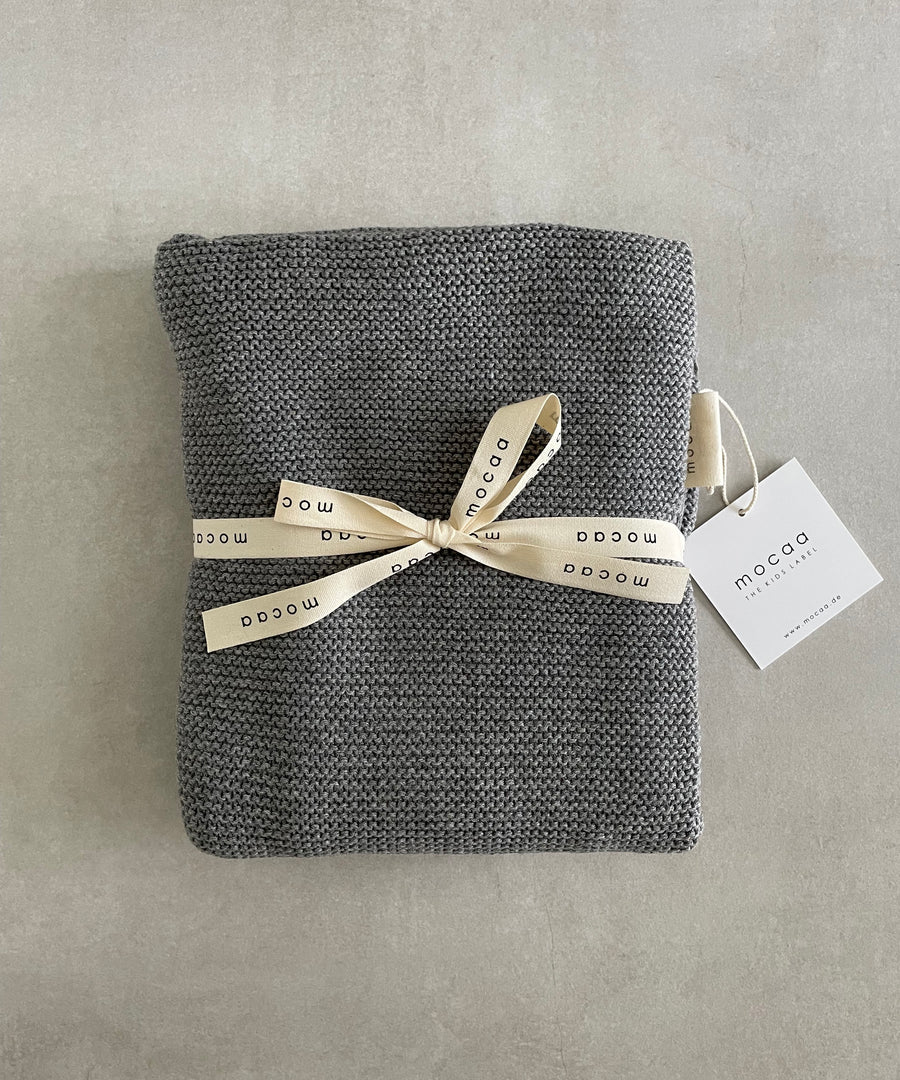 Softe Strickdecke