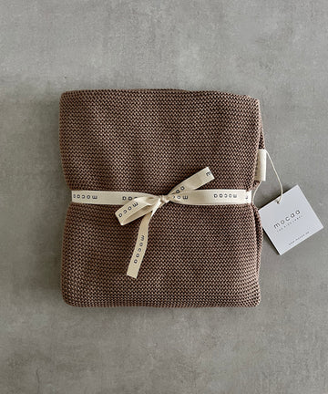 Softe Strickdecke