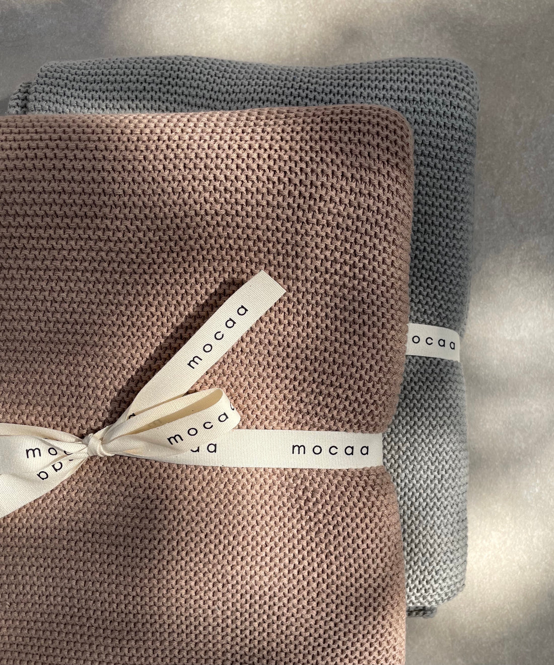 Softe Strickdecke