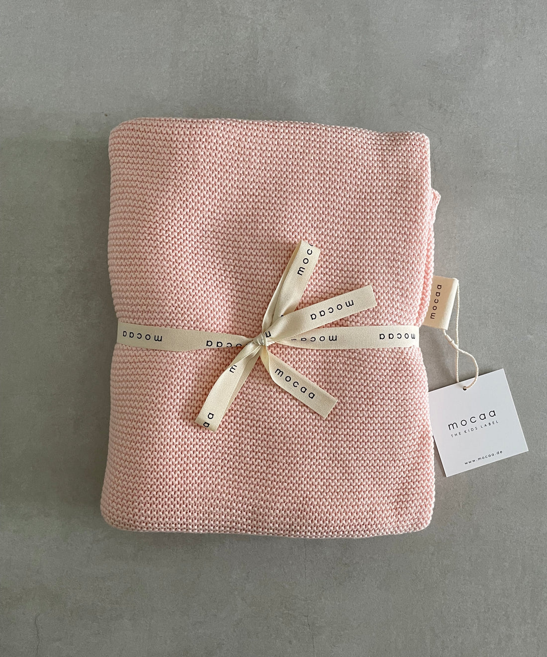 Softe Strickdecke