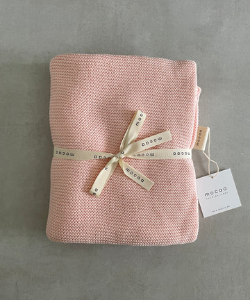 Softe Strickdecke