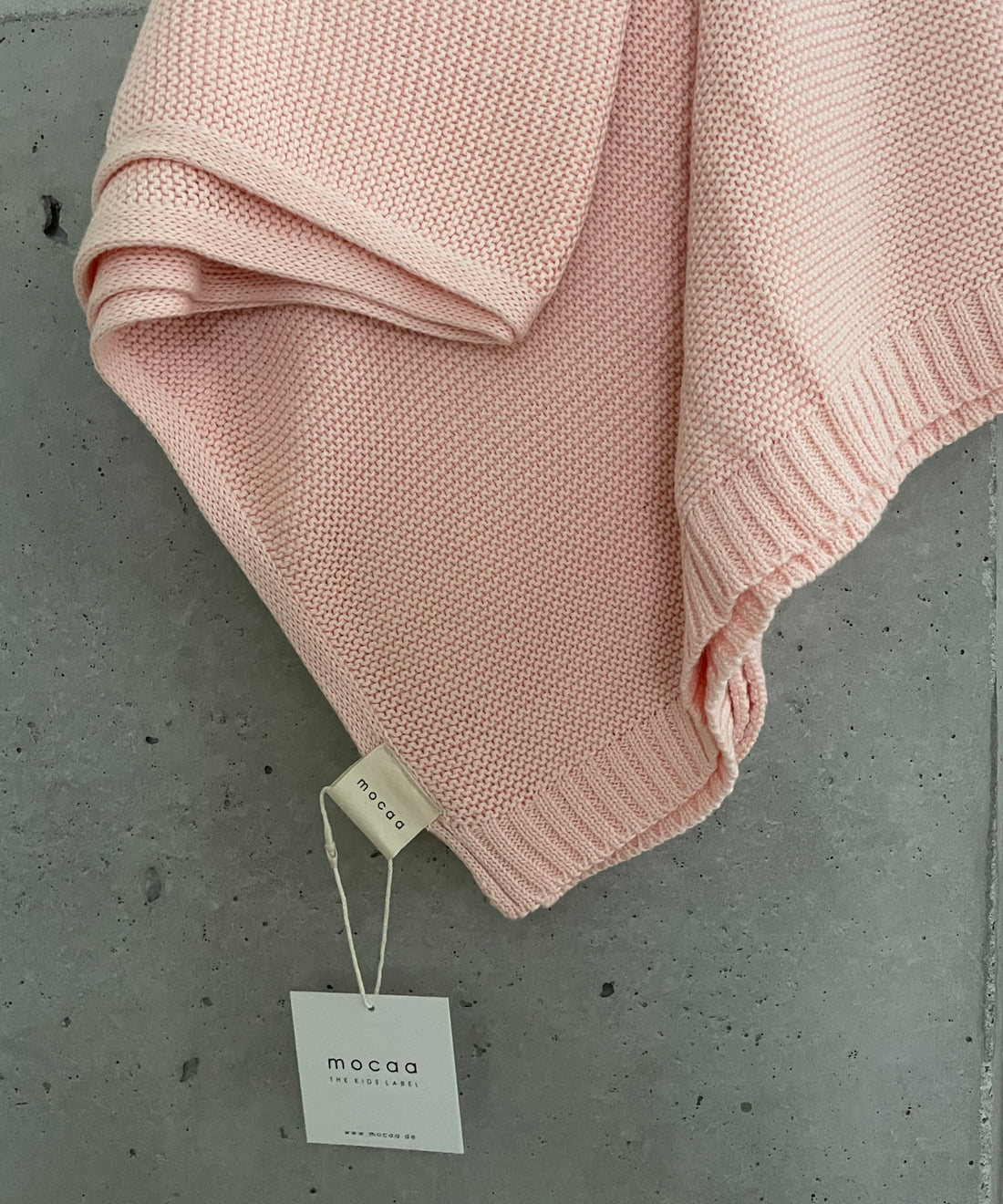 Softe Strickdecke