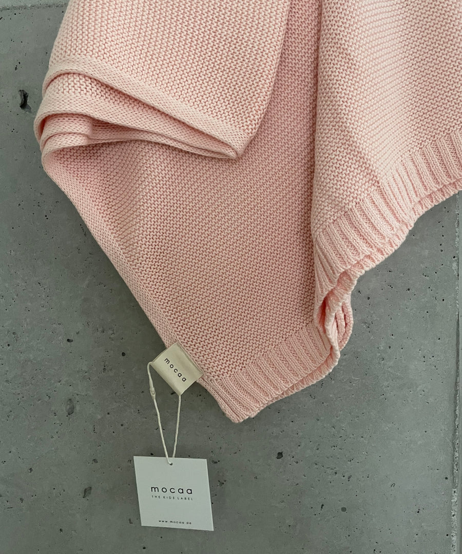 Softe Strickdecke