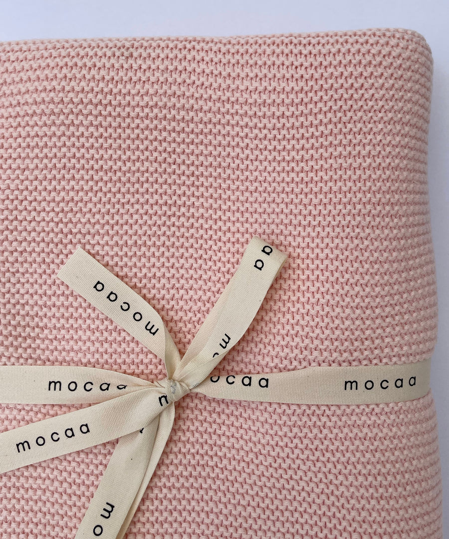 Softe Strickdecke