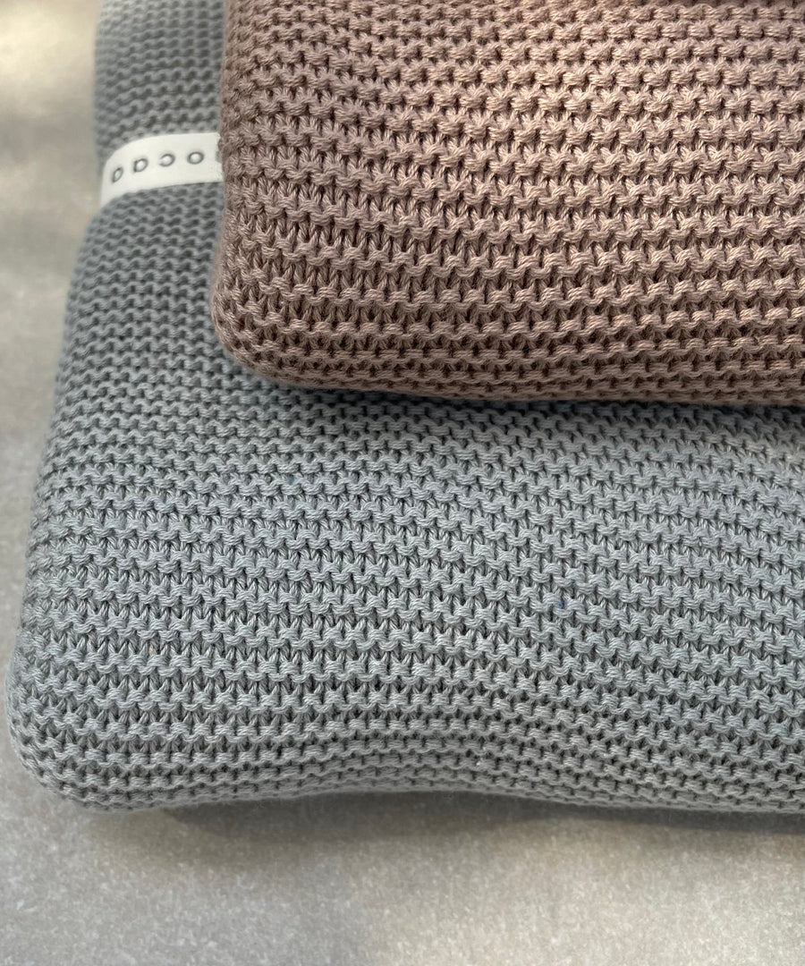 Softe Strickdecke