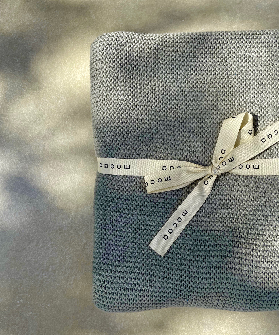 Softe Strickdecke