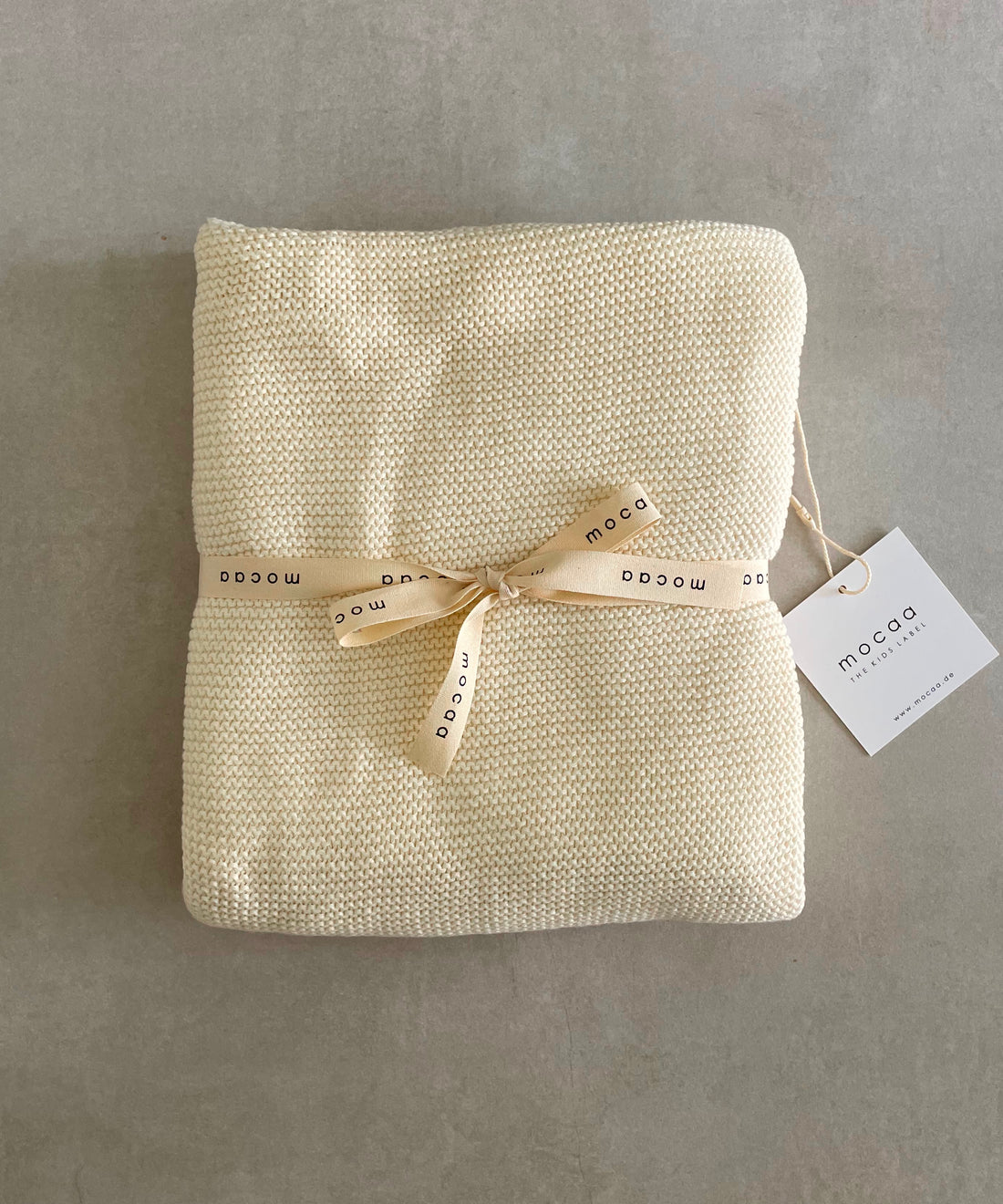 Softe Strickdecke