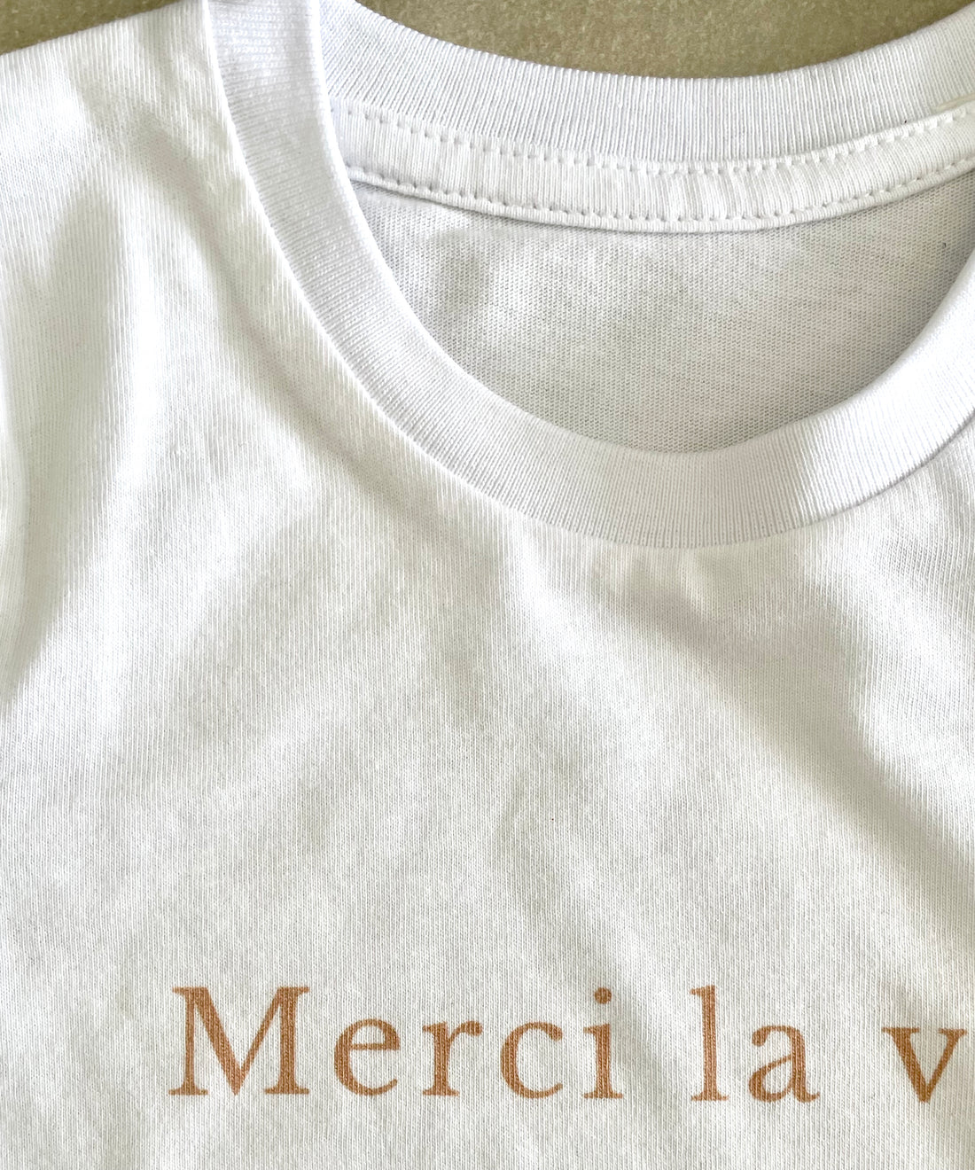 T-Shirt - Merci la vie.
