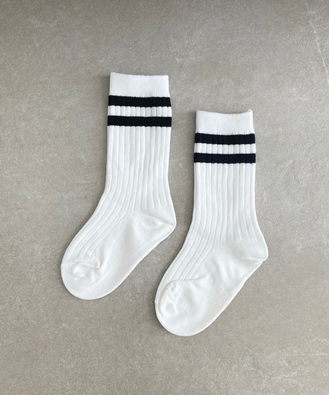 Crew Socken mit Kontrast-Streifen