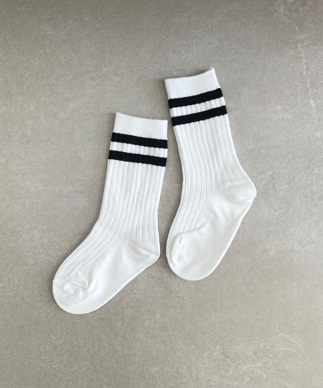 Crew Socken mit Kontrast-Streifen