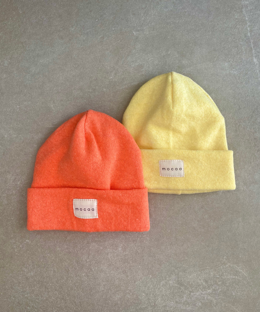 Strick-Jersey Mütze Lemon