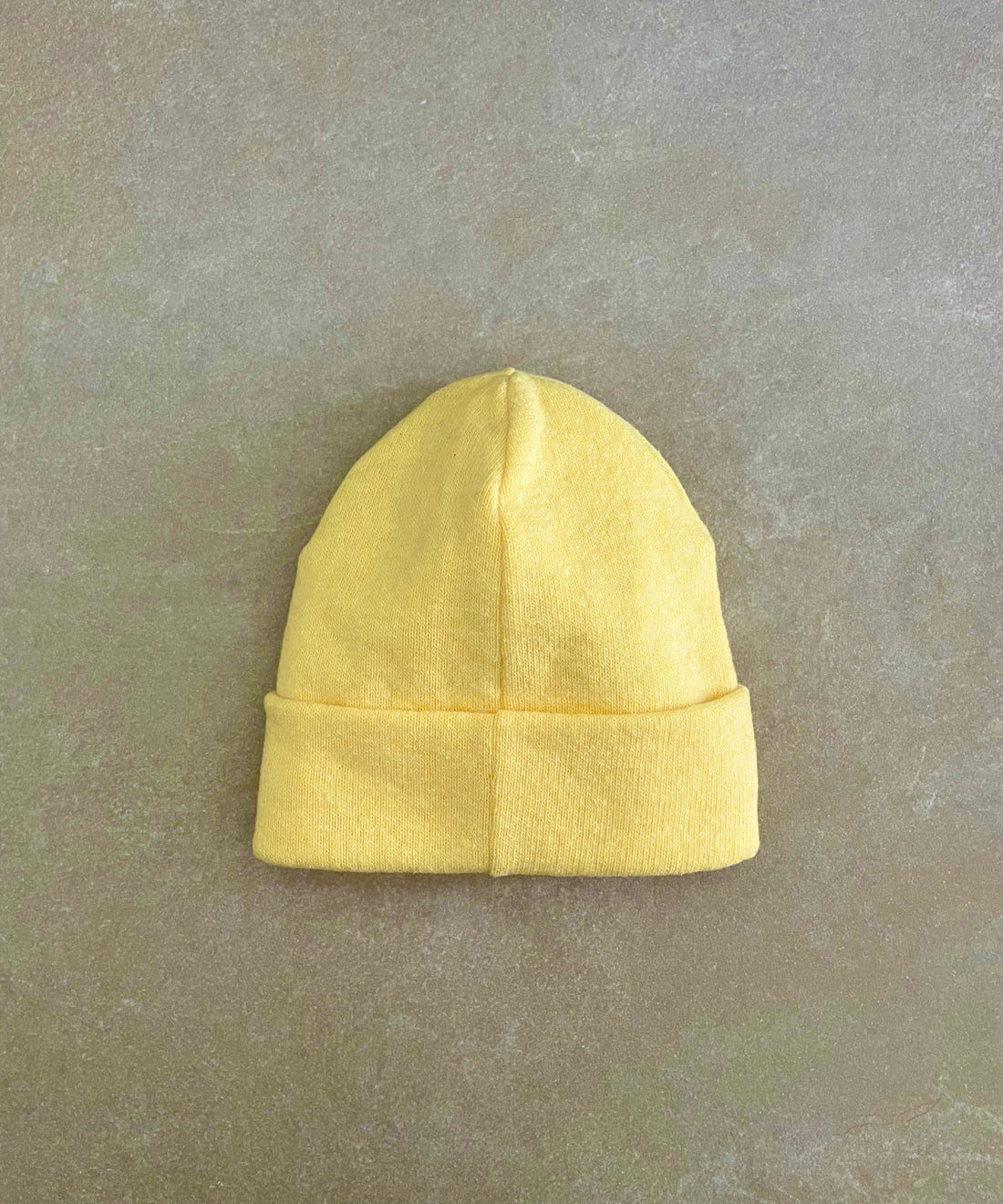 Strick-Jersey Mütze Lemon