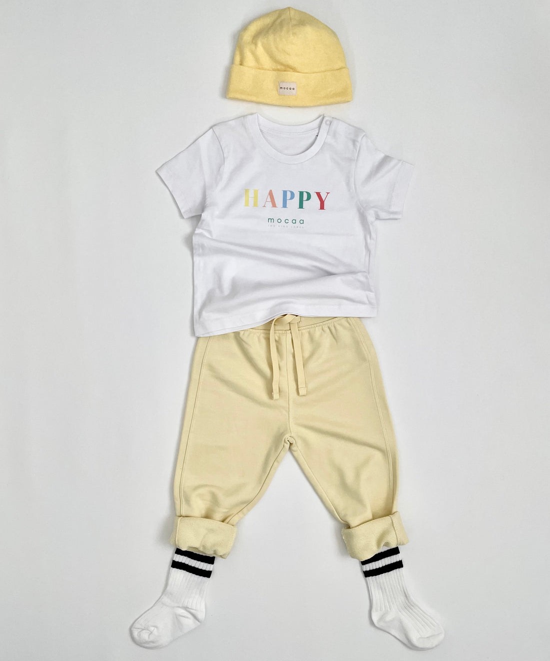 Strick-Jersey Mütze Lemon