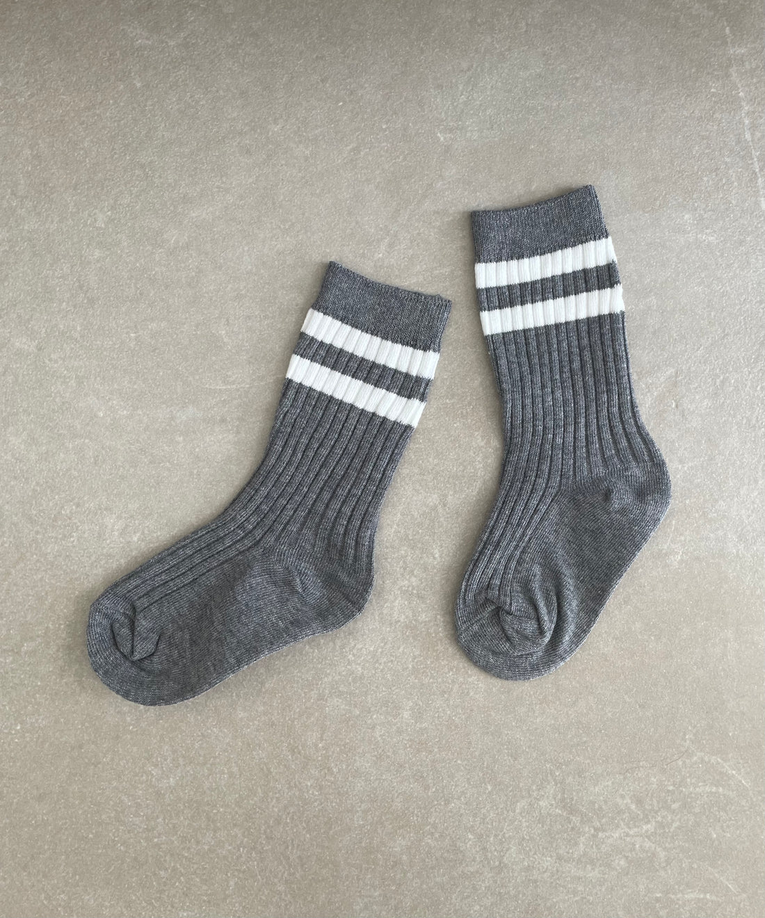 Crew Socken mit Kontrast-Streifen