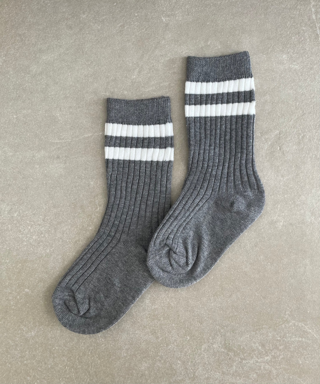 Crew Socken mit Kontrast-Streifen